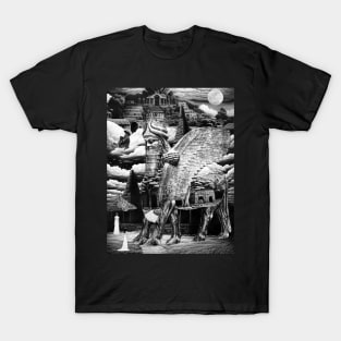 Lamassu Statue Guardian Ancient Mesopotamia Sumeria Assyria T-Shirt